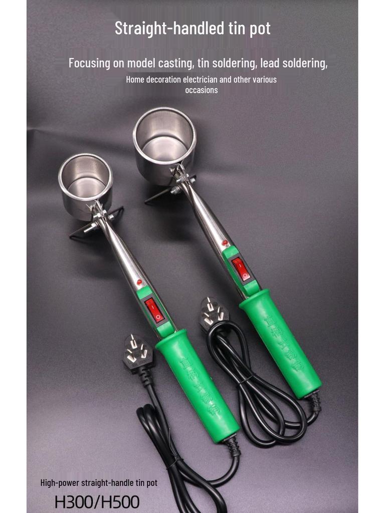 High-Power Portable Electric Soldering Pot for Melting Tin Lead, Hot-Dip, and Electrician Wire Soldering