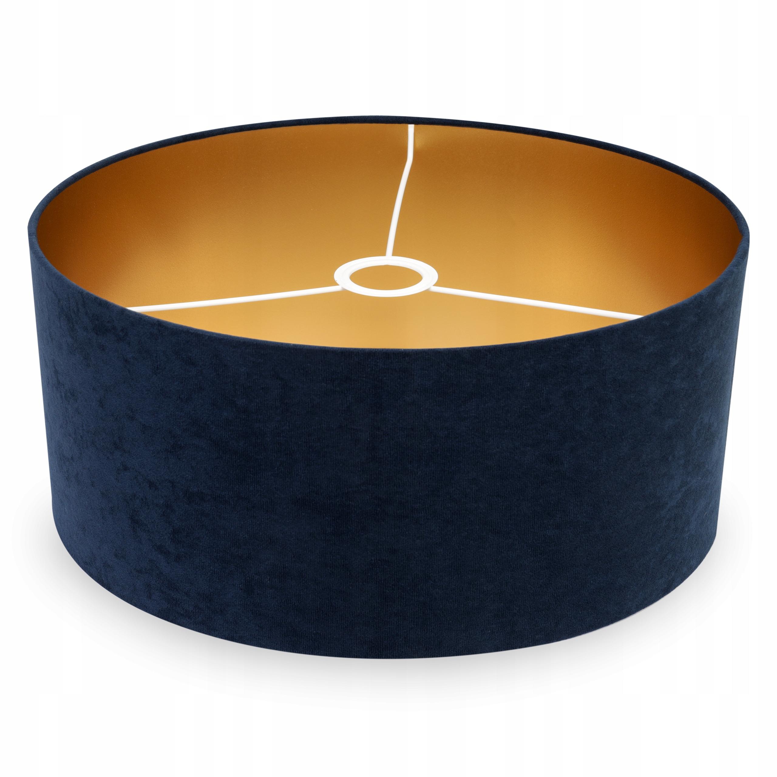 Modern gold velvet lampshade 44 cm