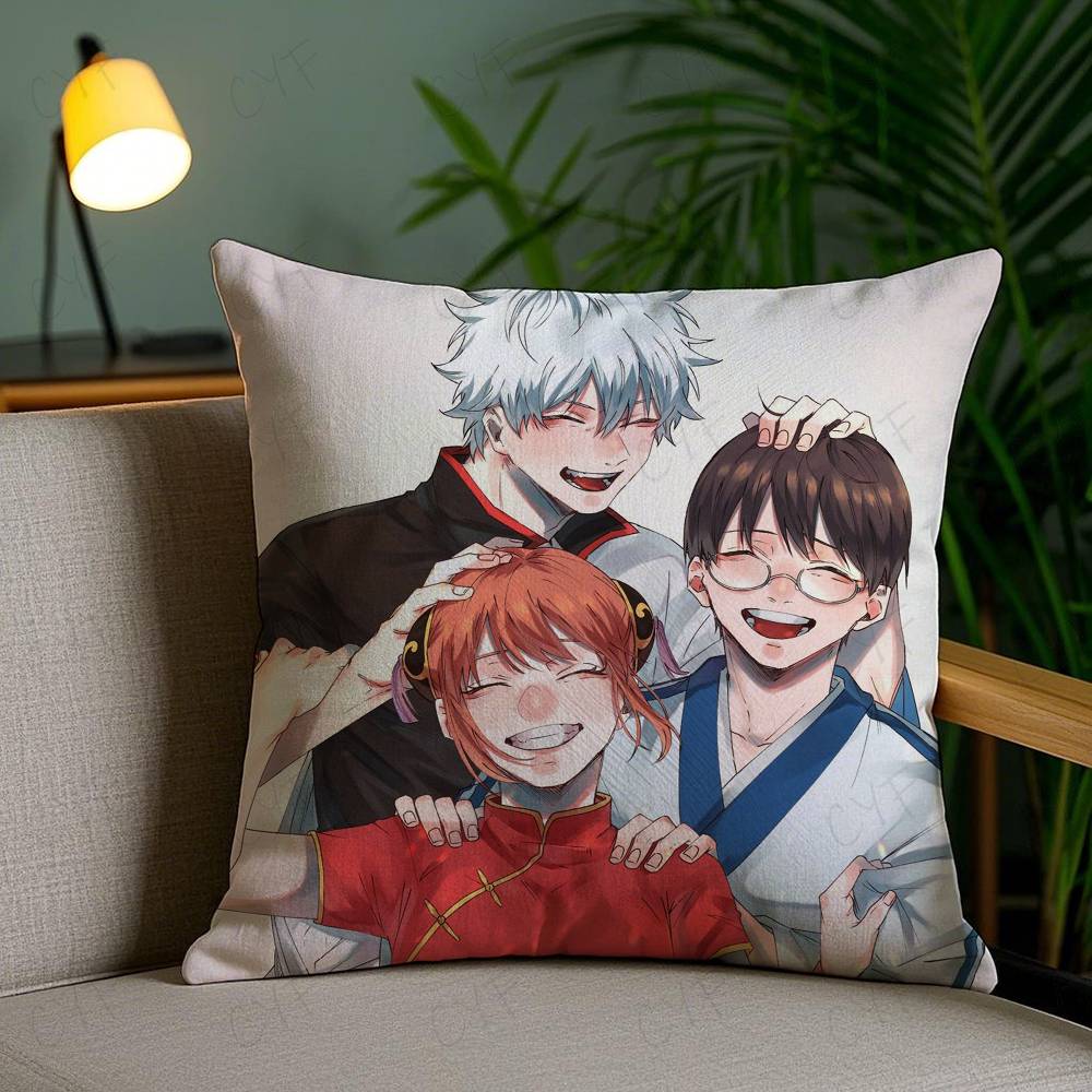 Hot G-Gintam-A Anime Pillow Case Custom Printed Brushed Fleece Pillow, Baby Skin-Touch, Eco-Friendly Dye-Sublimation Cushion For
