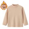 Children's Mid-collar Bottoming Shirt in Autumn and Winter Solid Color Joker Girls' Long Sleeve T-shirt Boys' Casual S