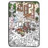 DIY Painting Blanket, Stress Relief Coloring Throw Blanket, Creative Art Sofa Nap Cover for Bedroom