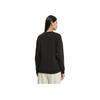Calvin Klein Logo Print Round Neck Casual Loose Pullover Sweatshirt Women sweatshirt Black J220088