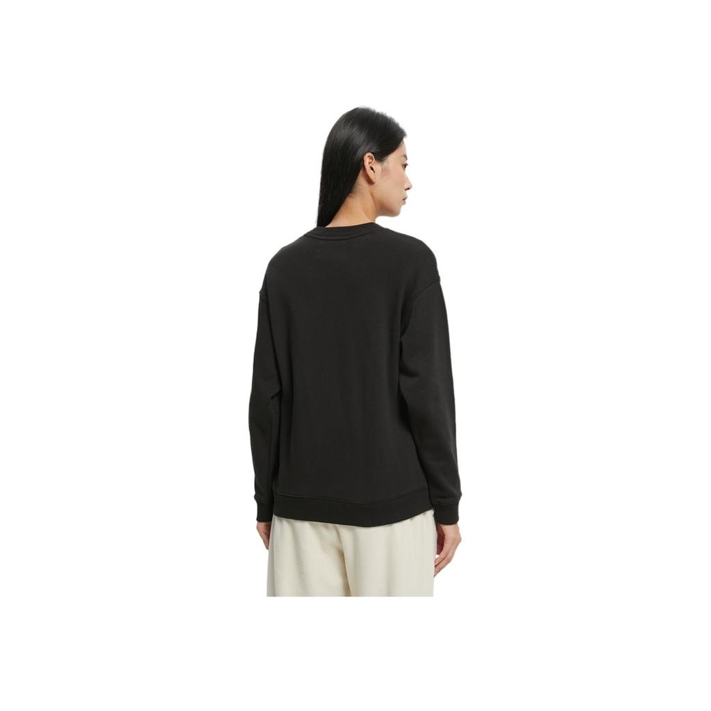 Calvin Klein Logo Print Round Neck Casual Loose Pullover Sweatshirt Women sweatshirt Black J220088
