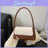French Vintage Underarm Bag For Women With Pu Material And Street Style Design For Daily Use