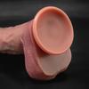 11.02" Realistic Flesh Silicone Dildo, Veined Skin Feel Penis Toy with Strong Suction Cup, Couples Gift with Storage Bag