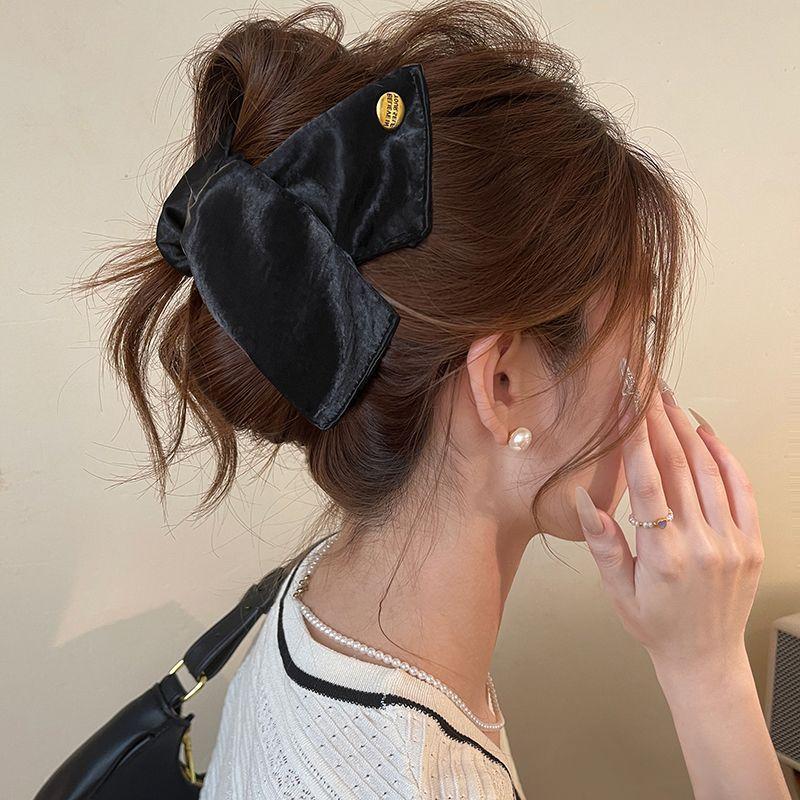 Korean Ins Striped Triangular Hair Clip For Updo At The Back Of The Head Shark Clip Hairpin Women Hair Accessory
