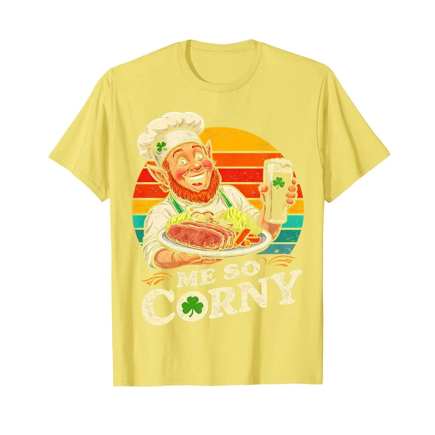 Me So Corny Beer Corned Beef And Cabbage St Patrick_s Day T-Shirt 3XL