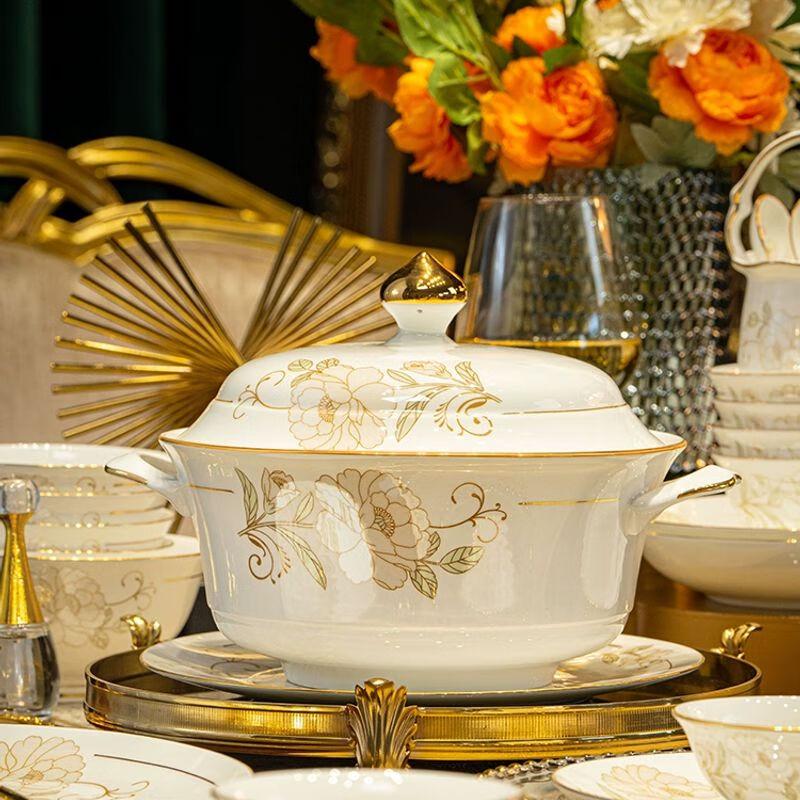 Luxury Jingdezhen Bone China Dinnerware Set