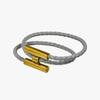 Stainless Steel Bracelet, Leather Woven Bracelet, Various Colors, Geometric Style, Light Luxury Style