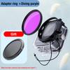 16X Macro HD Filter for GoPro 11 10 9 8 Black Waterproof Case Diving Red Purple Filter + Lens Cap + 58mm Adapter Ring