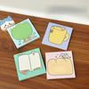 Cartoon-style Simple and Cute Sticky Notes - Decorative Stationery for Student Planners, Note-taking  (Adhesive Notepads) kawaii