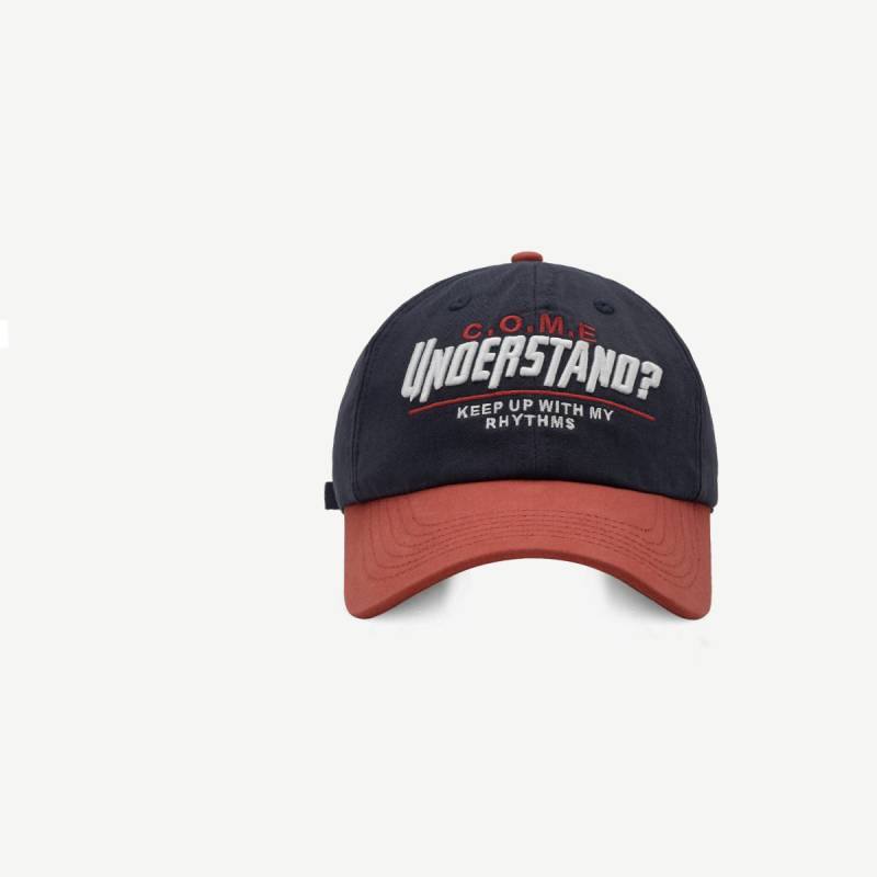 Cap Baseball Soft Top Peaked Hat Unoerstano Letter Pattern Uv Gift Protection