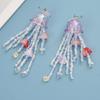 Fashionable Jellyfish Tassels Earrings Highlighting Portable Designs and Comfortable Wear Features for Trendy Women