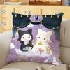 SSentimental CCircus Cute Cushion Cover Soft Durable Reversible Pillow Cover Home Car MultiScene Daily Comfort Pillowcase