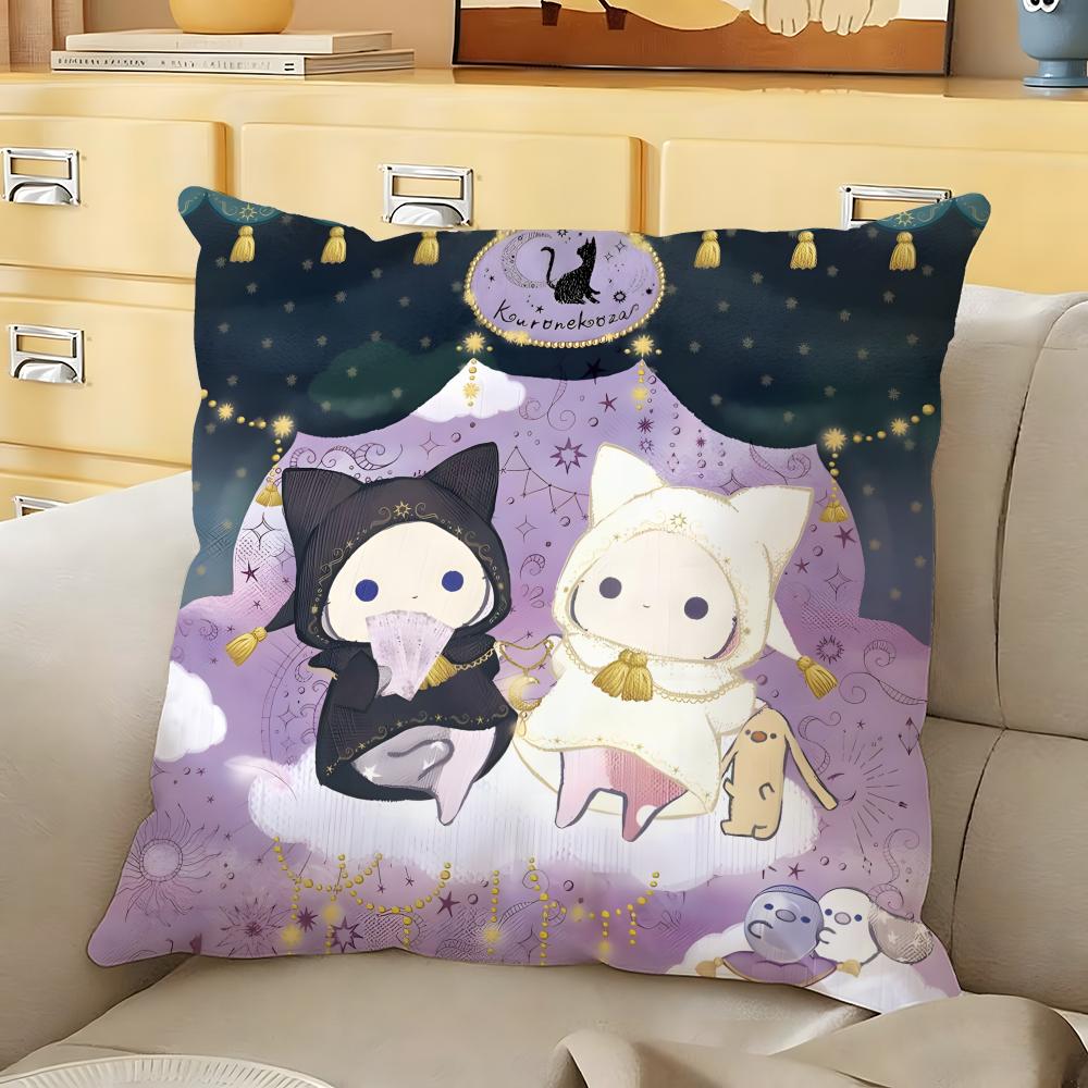SSentimental CCircus Cute Cushion Cover Soft Durable Reversible Pillow Cover Home Car MultiScene Daily Comfort Pillowcase