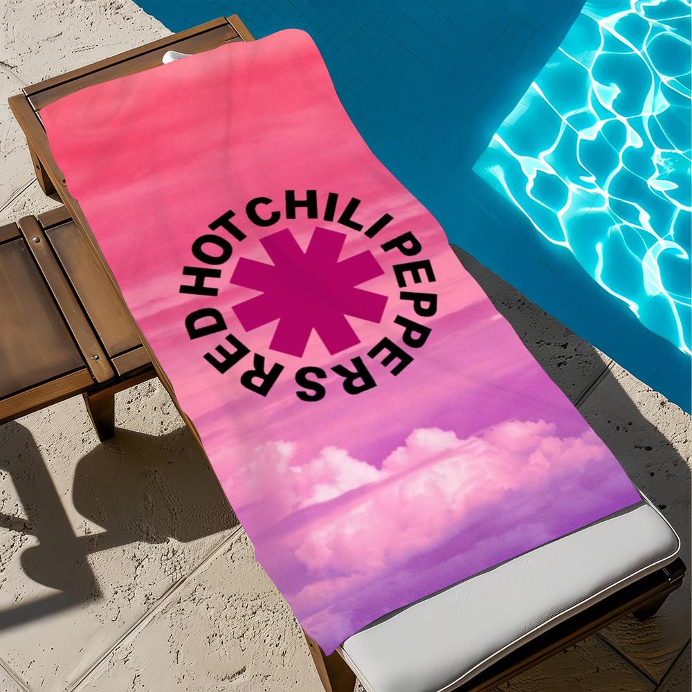 Red Hot Singer C-Chili Towel Beach Quick Dry Soft P-Peppers Pool Towels Gift for Travel Gym Shower Camping Sports