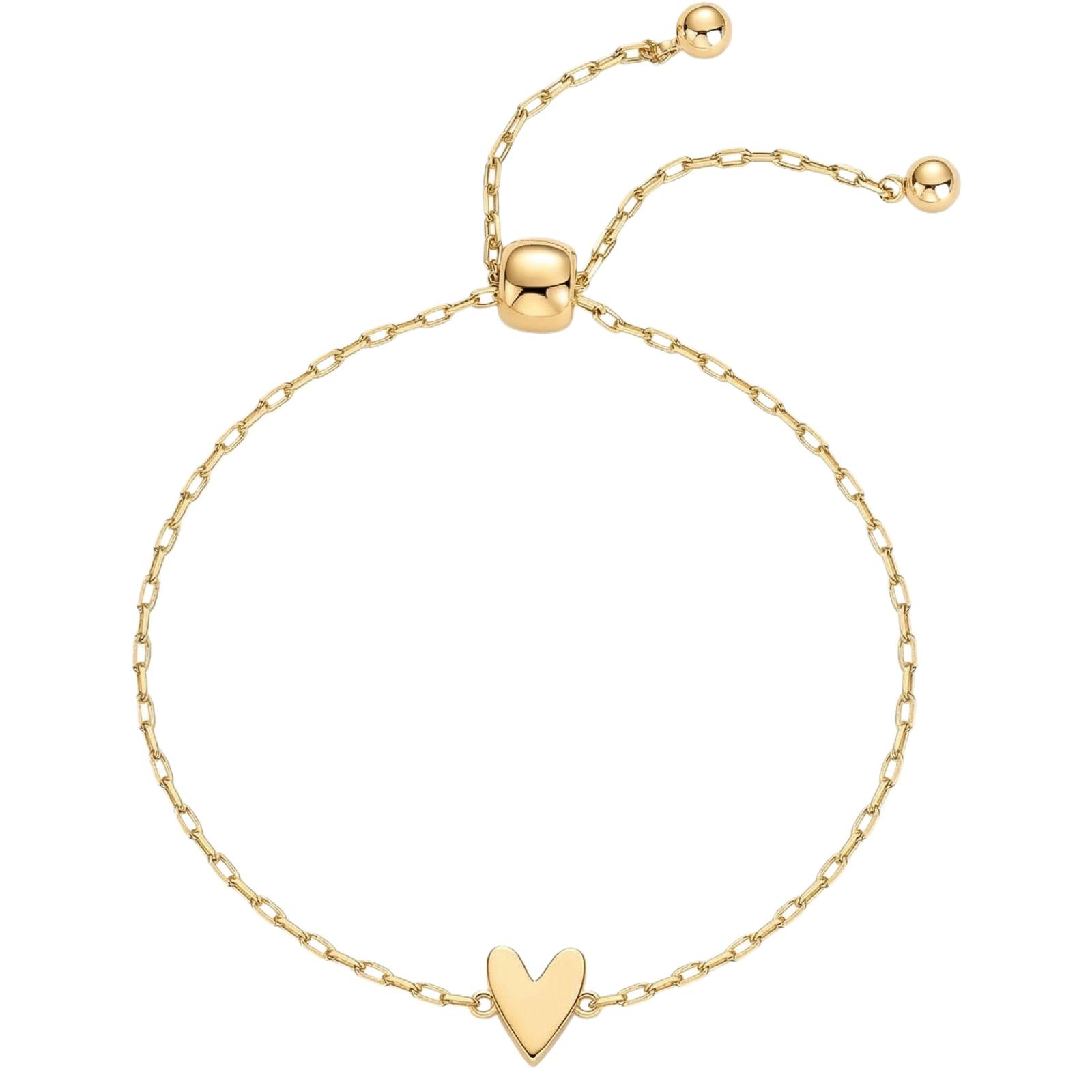 Sweet Girly Heart-shaped Cut-out Bracelet