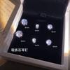 Earless Magnetized Zircon Ear Canal Stud for The Niche Iron-finding Woman