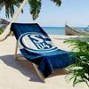 Asciugamano da Spiaggia Stampato FC Schalke 04, Asciugamano Grande Morbido ad Asciugatura Rapida per Spiaggia Campeggio Nuoto