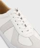Firenze Atelier Handmade German Army Sneakers 2285 [Cream White+Suede]