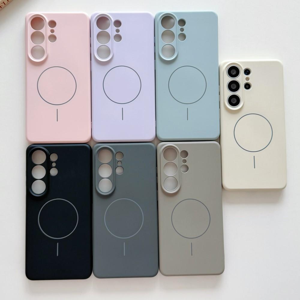 Liquid Silicone For Magsafe Magnetic Case For Samsung Galaxy S26 S25 S23 S24 S22 Plus Ultra  Soft Matte Shockproof Cover