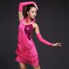 Women Latin Dance Costumes Adult Fringe Sequin Dress Professional Sumba Dancing Dresses Tassels for Girls High Quality Dancewear