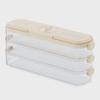 Refrigerator Dumpling Storage Box with Side Door for Fresh-Keeping Wontons - Food Grade, Frozen Packaging.