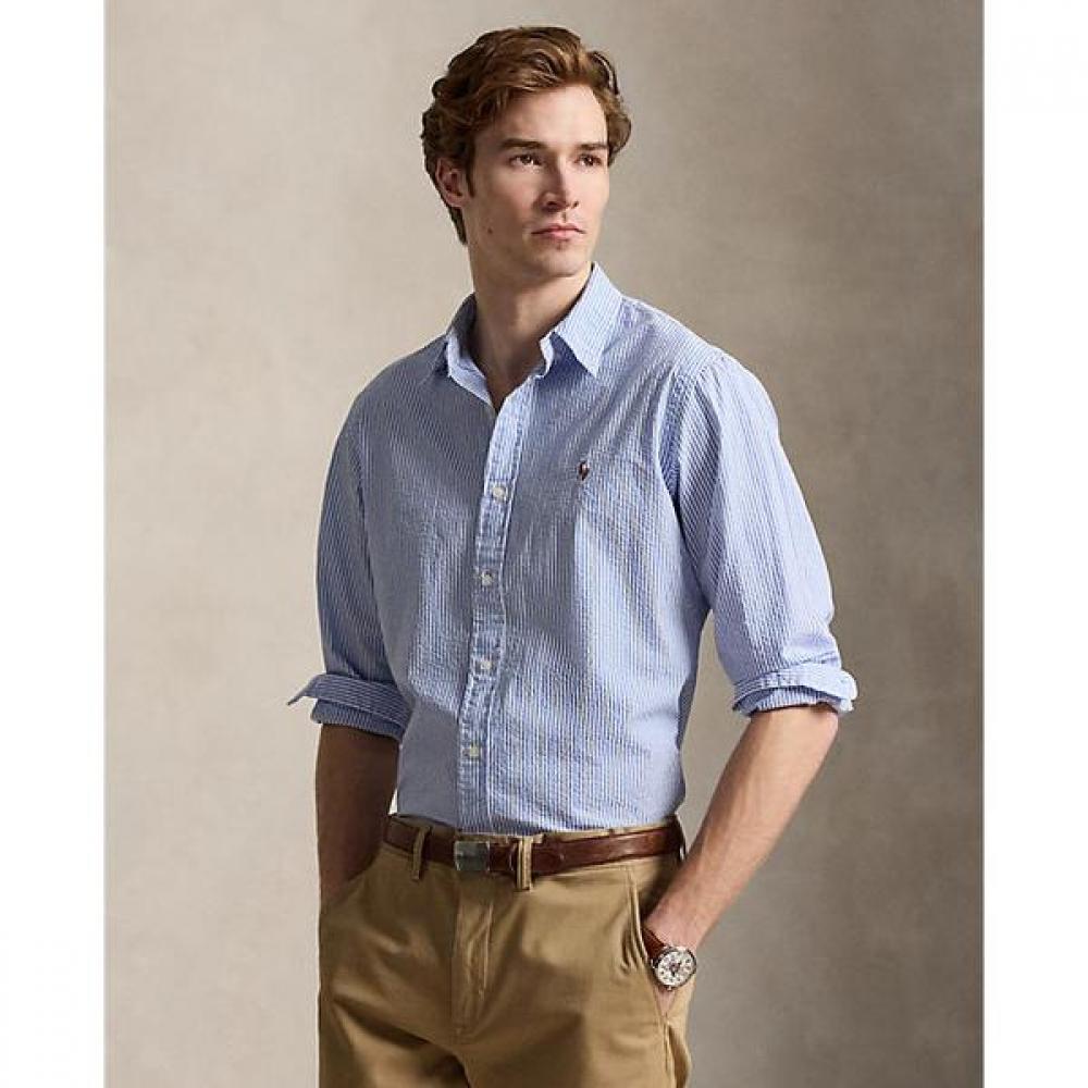 

Polo Ralph Lauren Men S claSSic Fit Stripe SeerSucker Shirt Mnpowov16825027400 L
