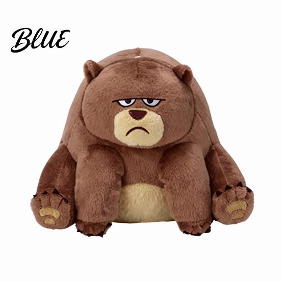 Round Plush Toy Small Soft Cute Cartoon Beaver Doll Stuffed Animal Stress Reliever Birthday Gift for Kids Movie Fans Friends Family Material