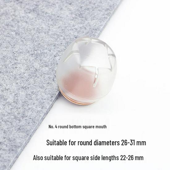 Transparent Non-Slip Chair and Table Leg Protective Covers