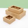 WTEMPO Transparent Window Foldable DIY Paper Gift Boxes Universal Storage Boxes Party Decor Treat Boxes Cupcake Cookie and Presents Packaging Boxes