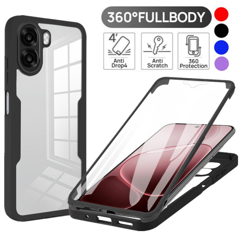 Full Body Protection Shockproof Case for OPPO A6x A6k A6t A6 5G Protective Cover Screen Protector Fundas Coque