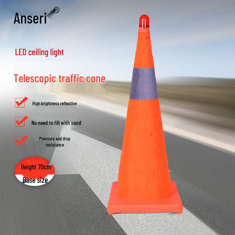 Reflective Retractable Road Safety Cone