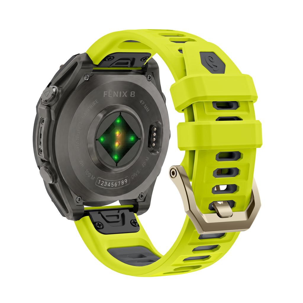 Cinturino Quick Fit da 22 mm 26 mm per Garmin Fenix 9 8 7 Pro 51 mm 6X 5 Venu 3 Tactix Braccialetto in Silicone Traspirante Correa Fenix 7X Band