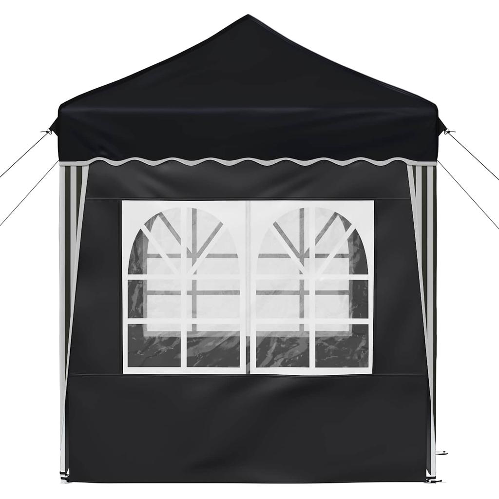 Pop Up Party Tent 195 X 195 X 245 Cm Anthracite Oxford Fabric