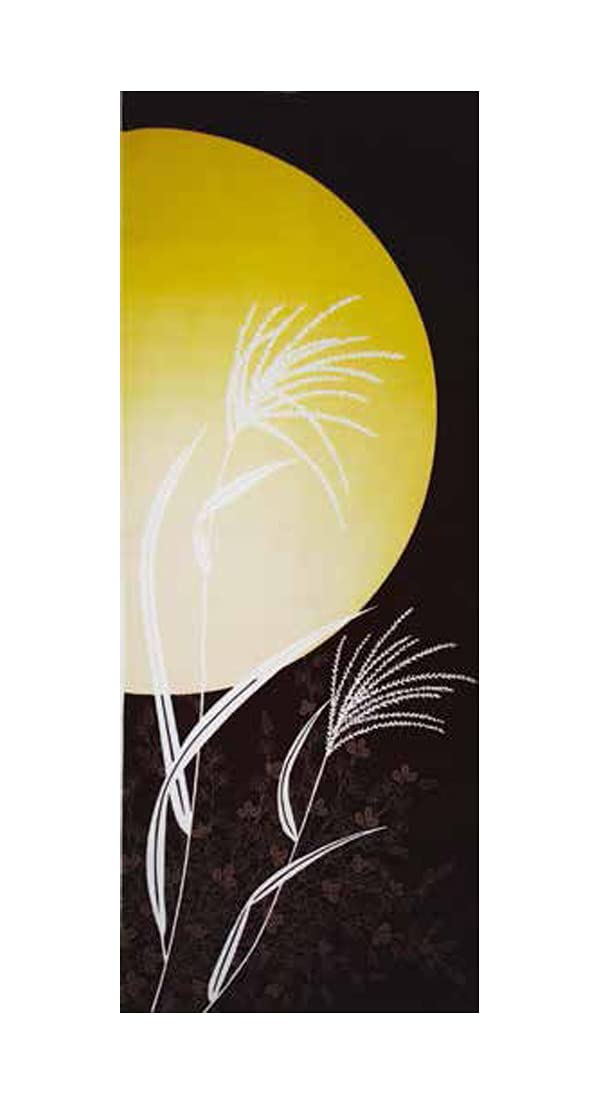 

Seasonal Colors Hand Made in Moon [Sarasa] Towel, Japan, sy-59 (September Viewing)