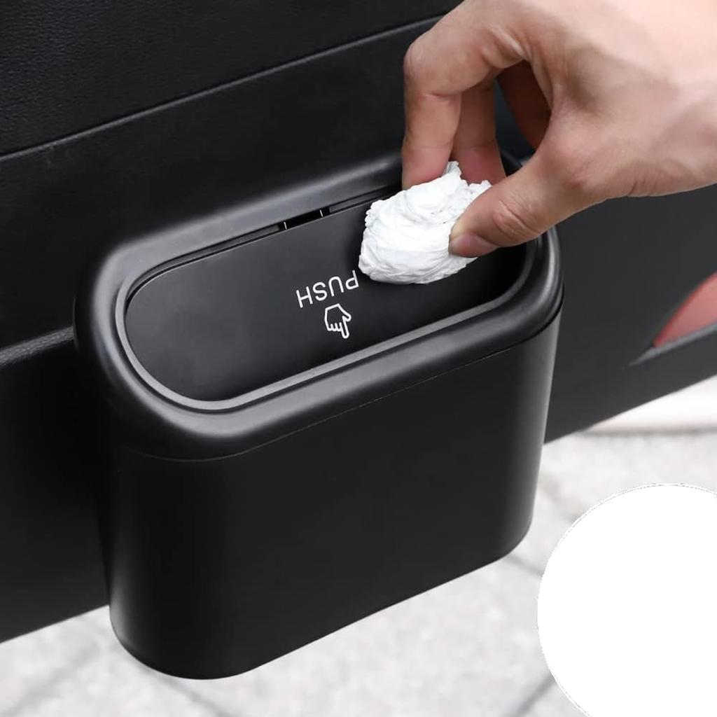 Lixeira Oficial LONGRUI para Carro, Lixeira Multifuncional para Carro, Caixa de Armazenamento para Carro, Lixo para Carro