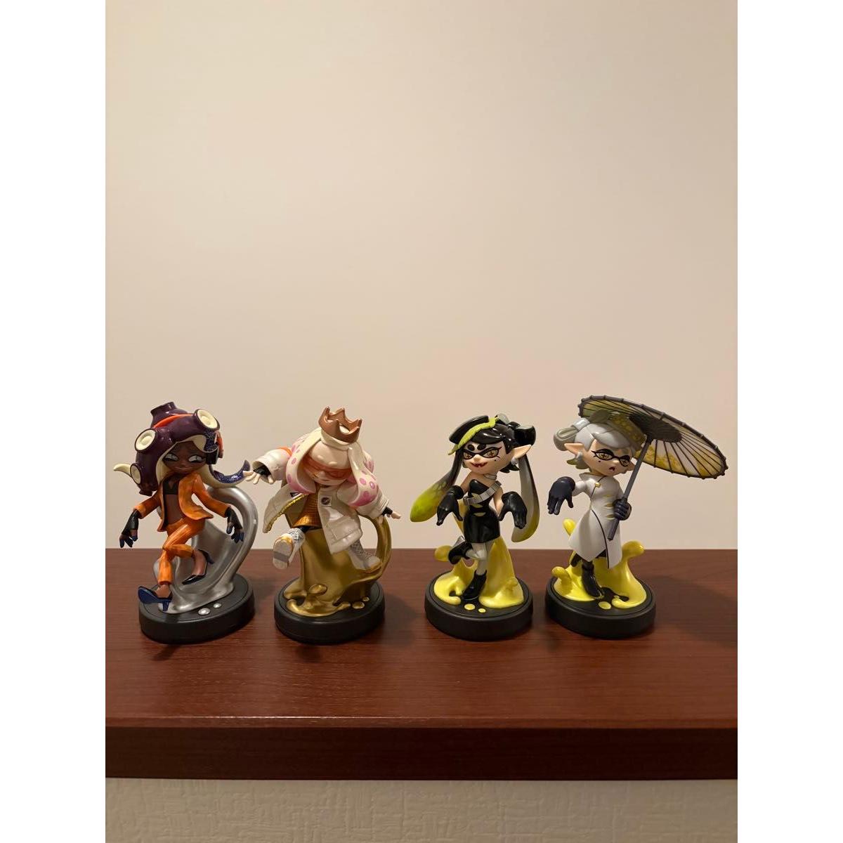 Использованные amiibo Splatoon: Химе, Иида, Аори, Хотару