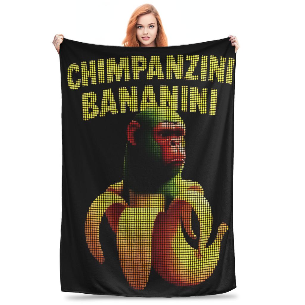 Bombardiro Crocodilo Tralalero Tralala Blanket Flannel Italian Brainrot Portable Throw Blankets for Sofa Travel Quilt