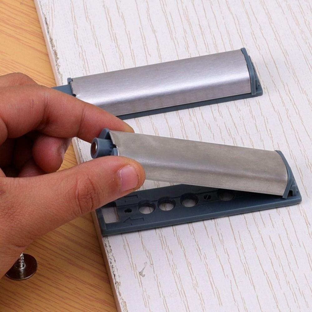 1/3Pcs Anti-collision Door Stopper Buffer Stainless Steel Touch Damper Drawer Cabinet Bouncer