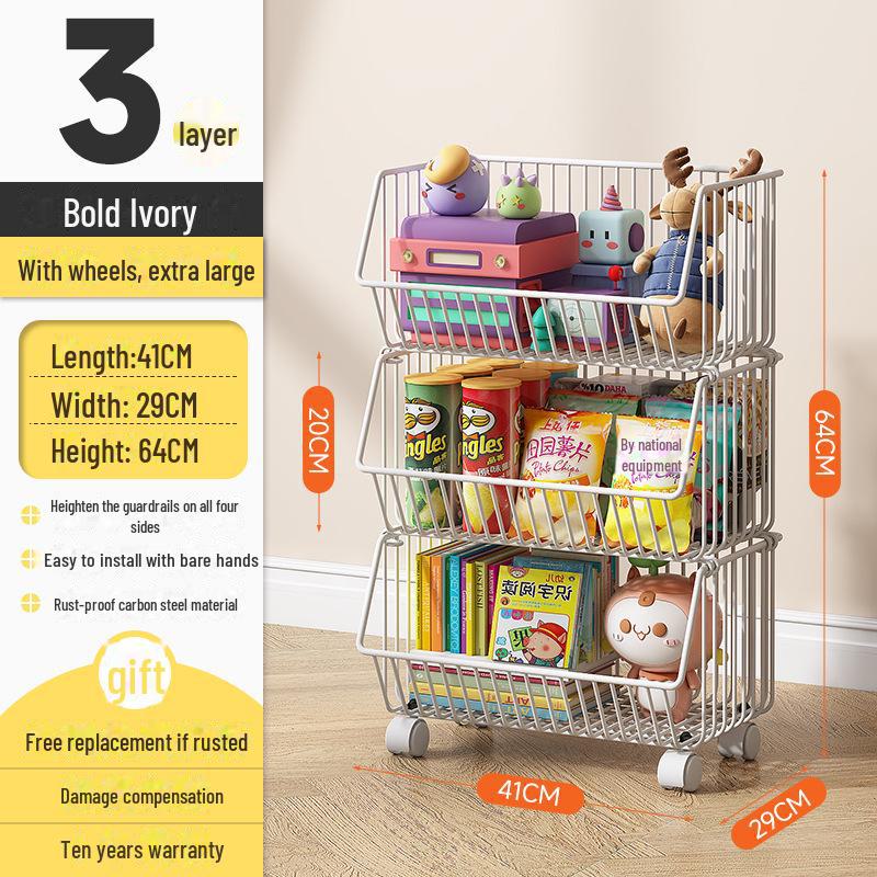 Multi-Layer Kitchen Storage Rack for Vegetables, Fruits & Toys