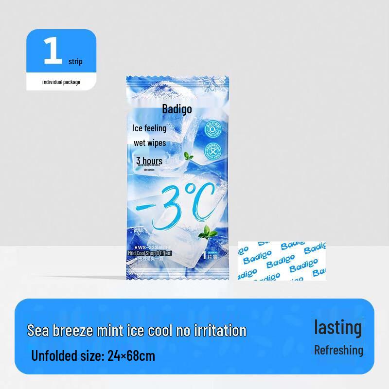

BADIGAO Portable Cooling Ice Wet Wipes