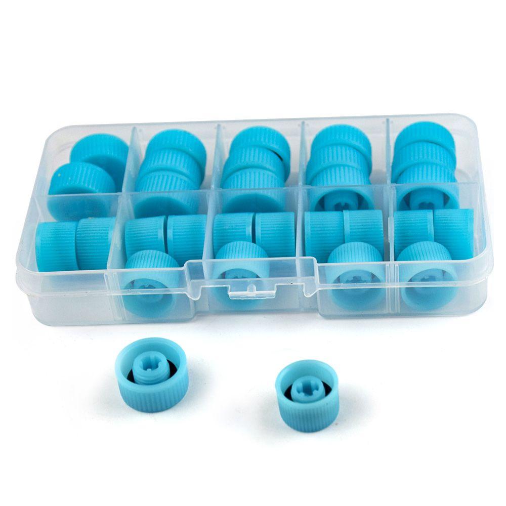 Covers Low Side Port Cap High Low Pressure Caps for Auto Car A/C Refrigerant High Side Port Cap
