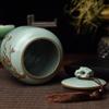 Small Ceramic Jar Tea Storage Tank Sealed Jar Tea Box Tea Container Tea Organizer Candy Jars Decorative Jars Storage Box