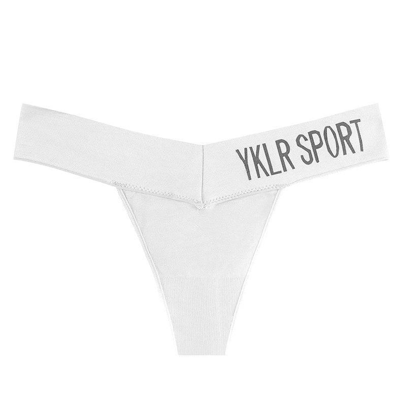 Perizoma Seamless a Vita Bassa da Donna Europea e Americana - Sexy Sportivo Fitness Design Profondo a V Vita Larga