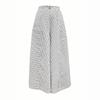 Women's 2026 Casual Striped Wide Leg Pants Button Decorated Loose Pants