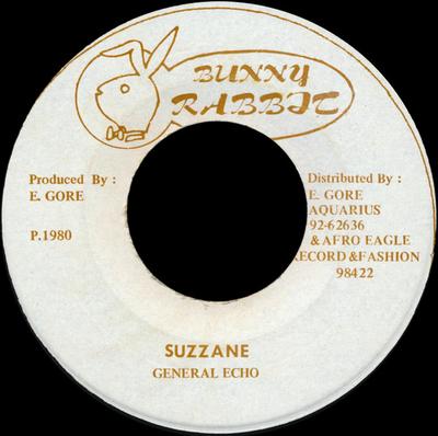 7-Zoll Schallplatte GENERAL ECHO - Suzzane none Bunny Rabbit 1980 Jamaika Reggae, Ska & Dub Gebraucht