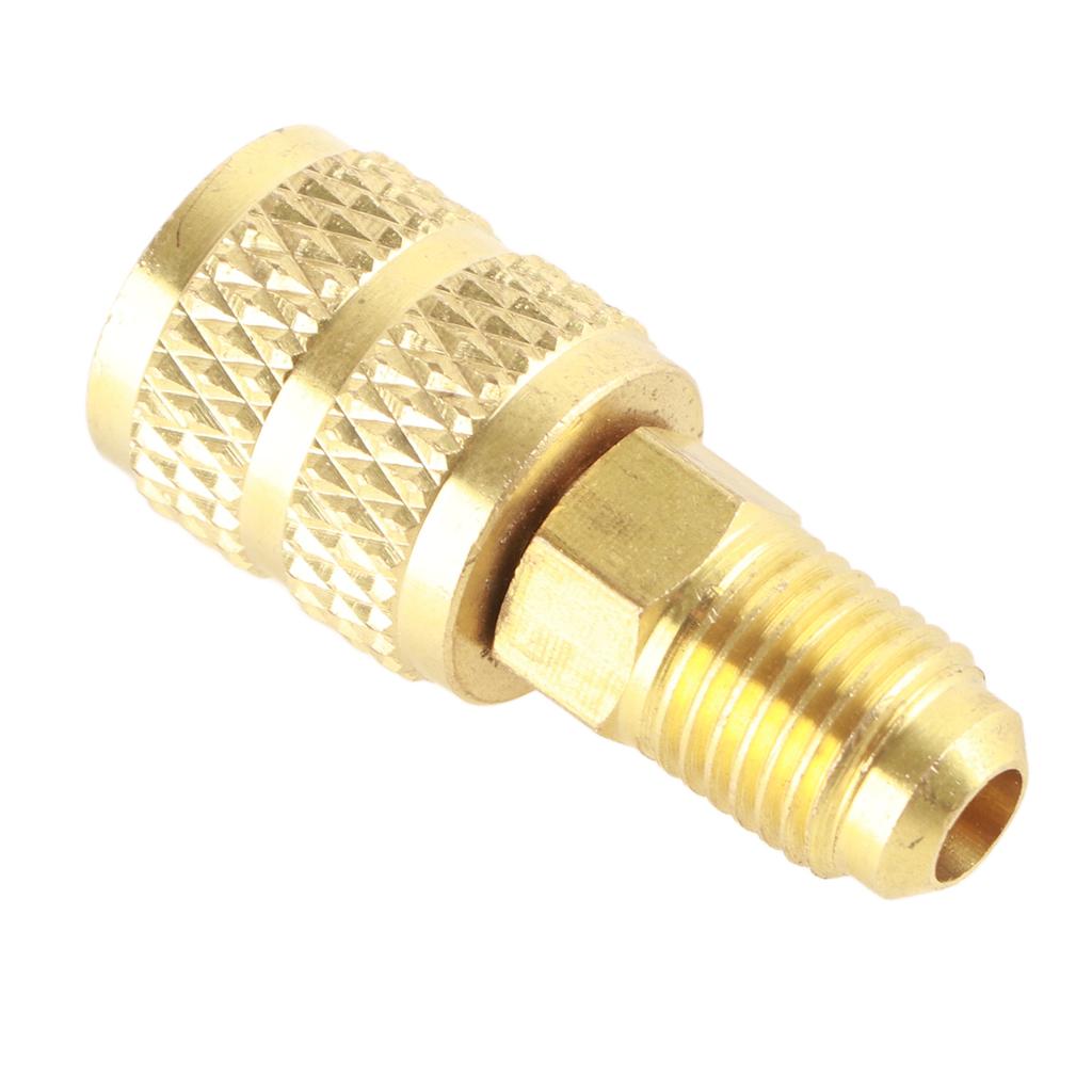 R410A A/C 1/4inch Male SAE to 5/16inch Female SAE Adapter HVAC Hose Connector R410A HVAC Adapter R410A Air Conditioner Adapter