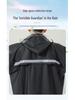 Full-Body Waterproof Riding & Hiking Reflective Raincoat and Pants Set