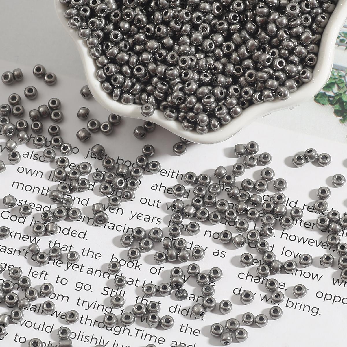 

2/3/4 мм австрийские хрустальные бусины с круглым отверстием, металлические цветные чешские стеклянные бусины для изготовления ювелирных изделий, аксессуары «сделай сам» 2mm 1000pcs